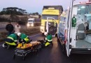 Acidente deixa motociclista gravemente ferido