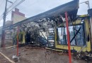 Lanchonete é destruída após ser consumida por incêndio