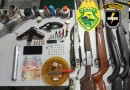Polícia Militar apreende arsenal e drogas no bairro São Miguel