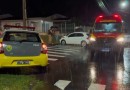 Mulher fica ferida em colisão no Bairro Vila Nova