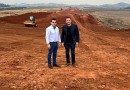 Prefeito em exercício visita obras do novo aeroporto