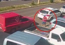 Em plena luz do dia automóvel é furtado de frente de uma mecânica no centro