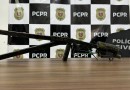Homem é preso e junto dele é apreendida uma arma de fogo de fabricação caseira