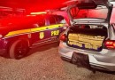 PRF apreende 424 quilos de maconha e prende motorista com carro furtado