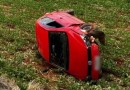 Colisão entre dois automóveis é registrada na PR 182