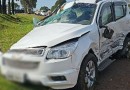 Acidente entre Blazer e veículo da Saúde deixa cinco pessoas feridas na BR-280