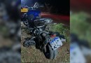 Duas pessoas ficam feridas após queda de motocicleta na SC-163