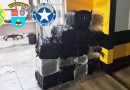 Van com carga de eletrônicos escondia mais de 300 quilos de maconha na PR-182