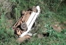 Capotamento deixa mulher ferida na PR 280