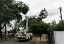 Equipes da Copel trabalham para restabelecer fornecimento de energia em todas as regiões