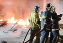 Incêndio mobiliza bombeiros e Polícia Militar no Bairro Padre Ulrico