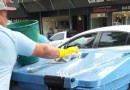 Contentores de lixo e de recicláveis recebem limpeza