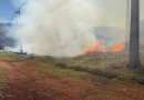 Incêndio em vegetação mobiliza Corpo de Bombeiros