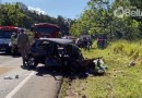 Acidente deixa uma pessoa morta e outra gravemente ferida, na PR 180