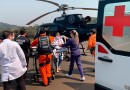 Jovem de 19 anos é transferido pelo helicóptero do Saer para Concórdia