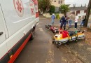 Homem fica ferido após colisão no Bairro Vila Nova