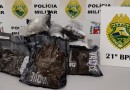 Polícia Militar de Realeza apreende 7 kg de haxixe e prende homem
