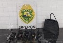 Polícia Militar apreende cinco pistolas em operação em Capitão Leônidas Marques