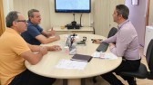 Vereadores visitam sede da SANEPAR em cumprimento de agenda oficial