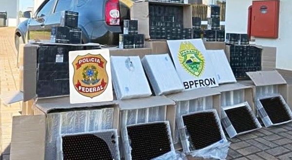 BPFRON prende homem com carregamento de ampolas para emagrecimento e cigarros eletrônicos