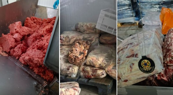 Operação interdita frigorífico e lacra depósito por suspeita de fraude alimentar no Oeste de Santa Catarina