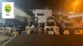 PRE apreende quatro veículos carregados com 785 garrafas de vinho Argentino