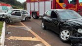 Acidente é registrado no trevo do Bairro São Cristóvão