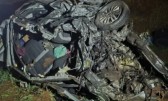 Acidente gravíssimo na PR-180 mata cinco pessoas da mesma família