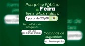 Prefeitura promove pesquisa para feira livre