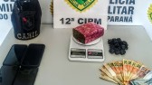 Polícia apreende 480g de maconha e prende três homens em Mangueirinha