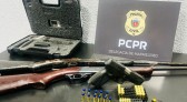 Três armas são apreendidas e um homem é detido, em Renascença