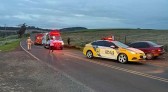 Motociclista fica gravemente ferido após colisão com carro na PR-473