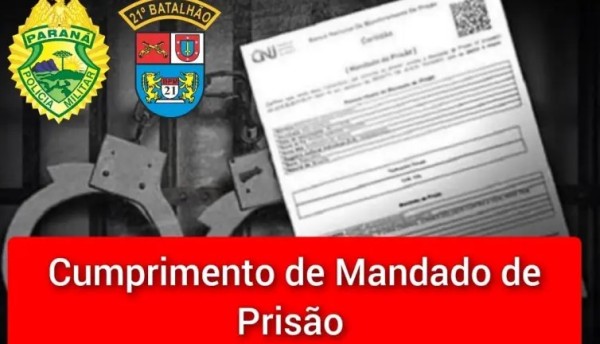 Homem condenado a mais de 22 anos de prisão é capturado pela PM
