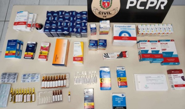 Polícia Civil prende homem em flagrante após apreensão de medicamentos