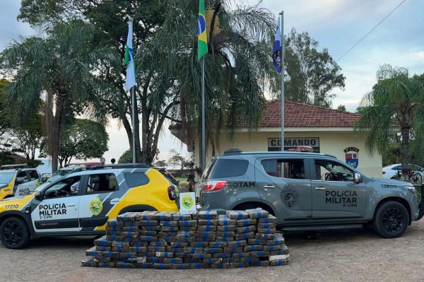 PMPR apreende quase 5 toneladas de maconha na região Noroeste em dois meses