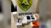 BPFron apreende celulares com passageira de ônibus em Realeza