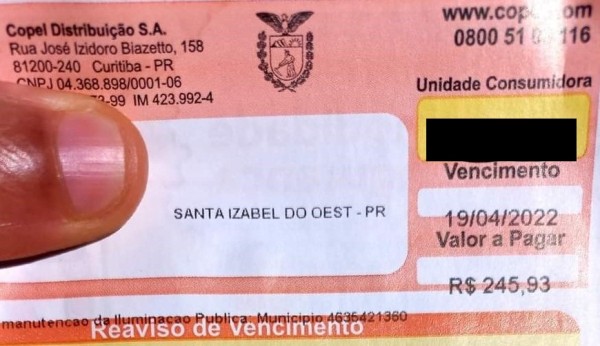 Conta de Luz deve reduzir em 13,4% no Paraná, diz Copel