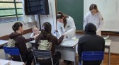 Acadêmicos da Unisep levam ações de saúde e orientação profissional a escolas da região