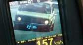 VW Brasília é flagrada a 157 Km/h no RS