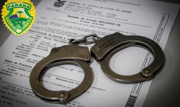 Homem com mandado de prisão é detido no interior