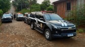 PCPR deflagra operação “Hornet” e cumpre mandados de busca e apreensão em Pato Branco