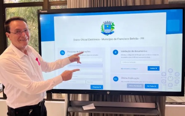 Município cria diário oficial próprio e fortalece transparência pública e economia