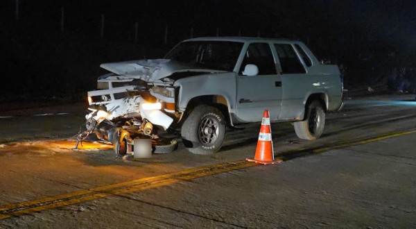 Jovem motociclista de 24 morre após colisão frontal com caminhonete na BR-163