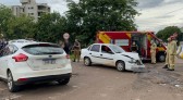 Duas pessoas se ferem em acidente de trânsito no Vila Nova