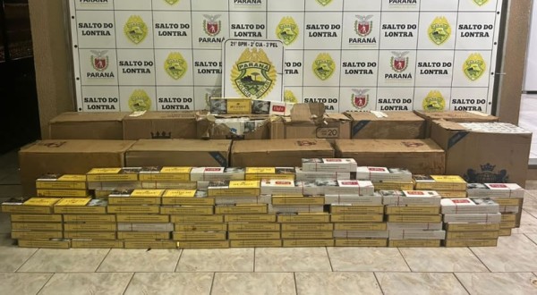 Homem é preso com 675 pacotes de cigarros contrabandeados