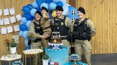Polícia Militar celebra aniversário de pequeno fã