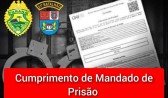 Homem é preso com mandado de prisão em aberto por furto qualificado