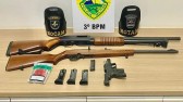 Tentativa de homicídio em Bom Sucesso do Sul resulta em prisões e apreensão de armas