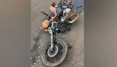 Motociclista fica ferido após tentar desviar de caminhão na PRC-280