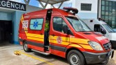 Mulher é resgatada após acidente de trabalho